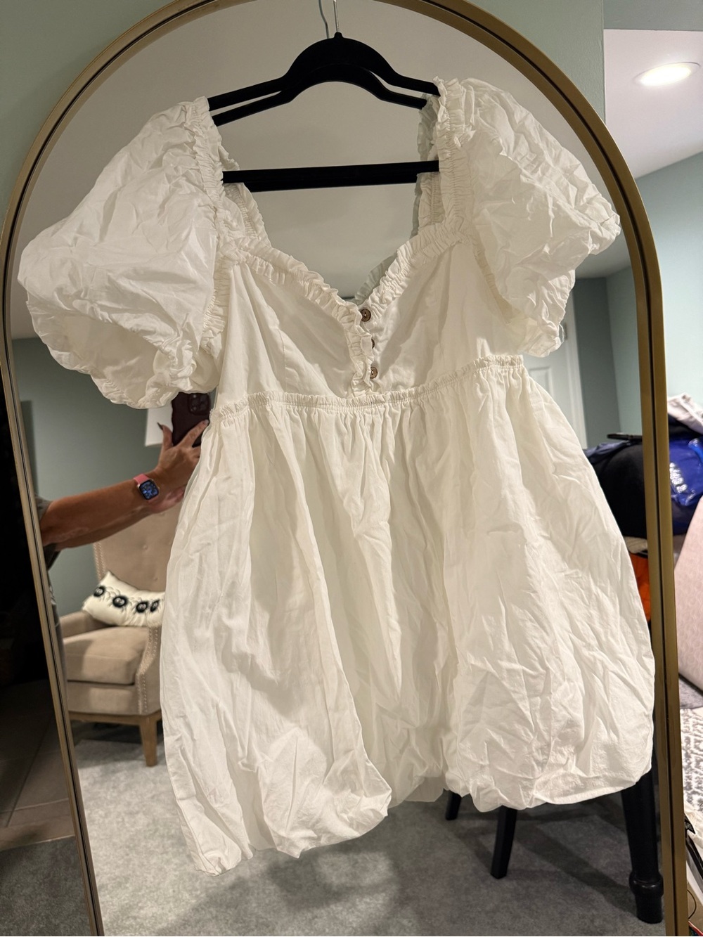 Free People Rendezvous Me Bubble Hem Dress. Size: XL.